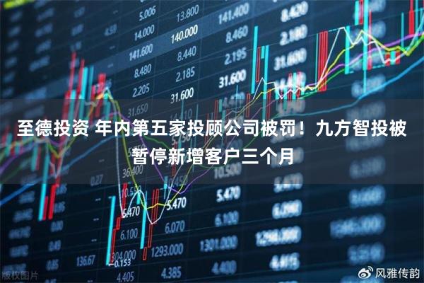 至德投资 年内第五家投顾公司被罚！九方智投被暂停新增客户三个月