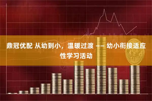鼎冠优配 从幼到小，温暖过渡 —— 幼小衔接适应性学习活动