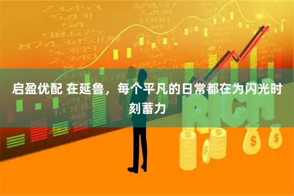 启盈优配 在延鲁，每个平凡的日常都在为闪光时刻蓄力